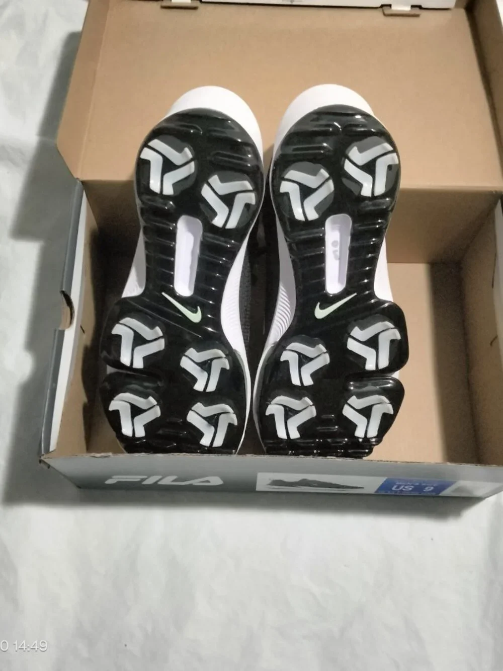 Nike Air Zoom Infinity Tour 2 Golf Shoes Black White FD0218-002 Mens Wide NO BOX